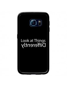 Coque Look at Different Things White pour Samsung Galaxy...
