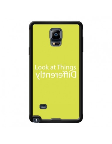 Coque Look at Different Things Yellow pour Samsung Galaxy Note 4 - Shop Gasoline