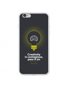 Coque iPhone 6 Plus et 6S Plus Creativity is contagious,...