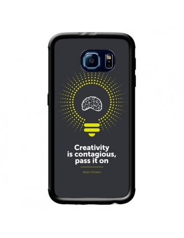 Coque Creativity is contagious, Einstein pour Samsung Galaxy S6 - Shop Gasoline