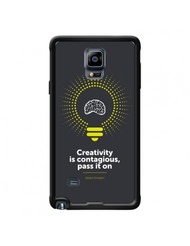 Coque Creativity is contagious, Einstein pour Samsung Galaxy Note 4 - Shop Gasoline