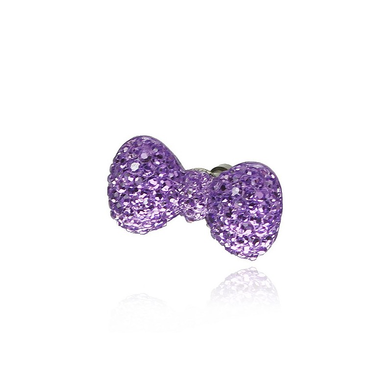 Bijou Nud Papillon Strass pour prise jack