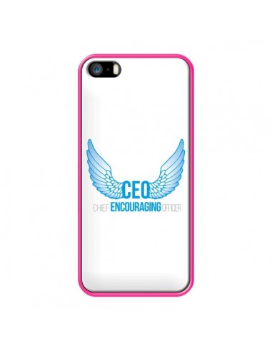 Coque iPhone 5/5S et SE CEO Chief Encouraging Officer Bleu - Shop Gasoline