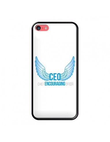 Coque iPhone 5C CEO Chief Encouraging Officer Bleu - Shop Gasoline