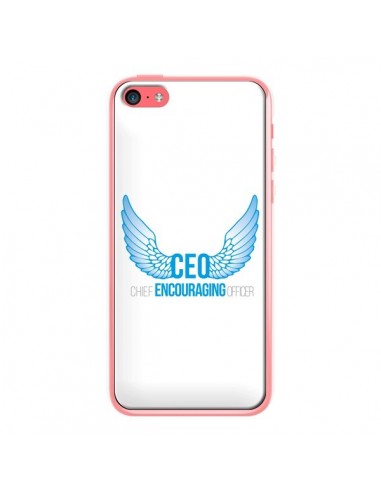 Coque iPhone 5C CEO Chief Encouraging Officer Bleu - Shop Gasoline