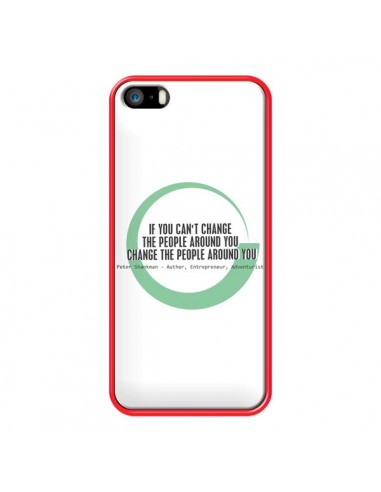 Coque iPhone 5/5S et SE Peter Shankman, Changing People - Shop Gasoline