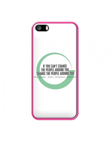 Coque iPhone 5/5S et SE Peter Shankman, Changing People - Shop Gasoline