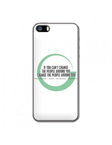 Coque iPhone 5/5S et SE Peter Shankman, Changing People - Shop Gasoline