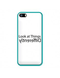 Coque iPhone 5/5S et SE Look at Different Things Black -... 2