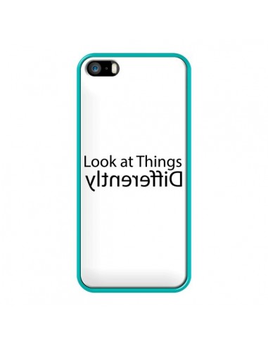 Coque iPhone 5/5S et SE Look at Different Things Black - Shop Gasoline