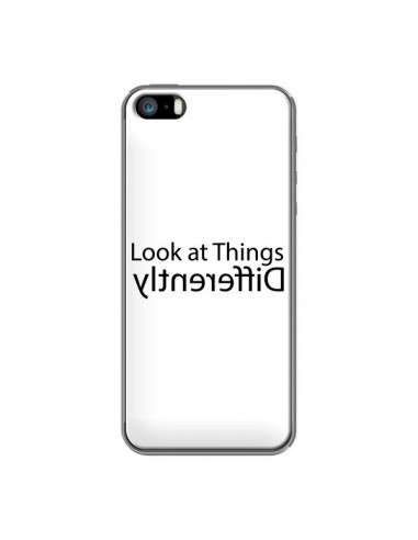 Coque iPhone 5/5S et SE Look at Different Things Black - Shop Gasoline