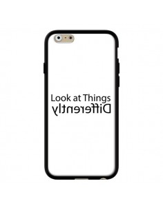 Coque iPhone 6 et 6S Look at Different Things Black -...