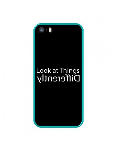 Coque iPhone 5/5S et SE Look at Different Things White - Shop Gasoline