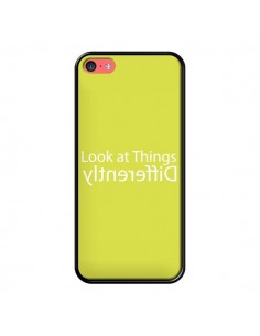 Coque iPhone 5C Look at Different Things Yellow - Shop...