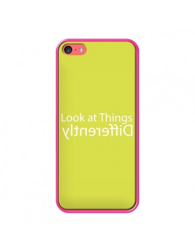 Coque iPhone 5C Look at Different Things Yellow - Shop Gasoline