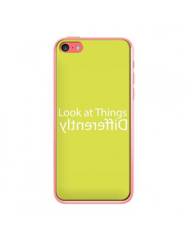Coque iPhone 5C Look at Different Things Yellow - Shop Gasoline