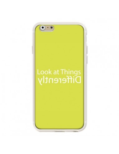 Coque iPhone 6 et 6S Look at Different Things Yellow - Shop Gasoline
