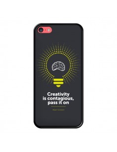 Coque iPhone 5C Creativity is contagious, Einstein - Shop...