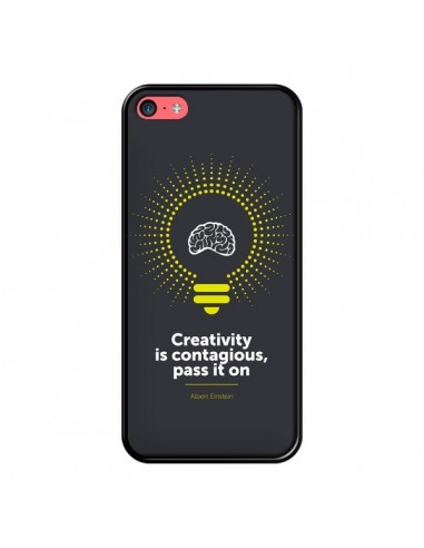 Coque iPhone 5C Creativity is contagious, Einstein - Shop Gasoline