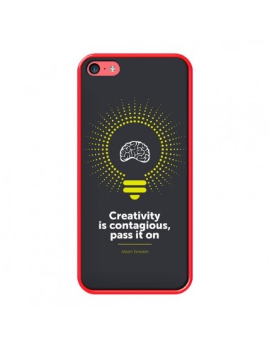 Coque iPhone 5C Creativity is contagious, Einstein - Shop Gasoline