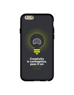 Coque iPhone 6 et 6S Creativity is contagious, Einstein -...