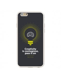 Coque iPhone 6 et 6S Creativity is contagious, Einstein -... 2