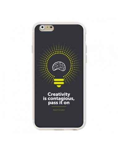 Coque iPhone 6 et 6S Creativity is contagious, Einstein - Shop Gasoline