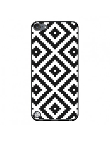Coque Diamond Chevron Black and White pour iPod Touch 5/6 et 7 - Pura Vida