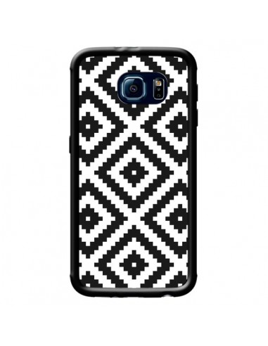 Coque Diamond Chevron Black and White pour Samsung Galaxy S6 - Pura Vida