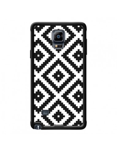 Coque Diamond Chevron Black and White pour Samsung Galaxy Note 4 - Pura Vida