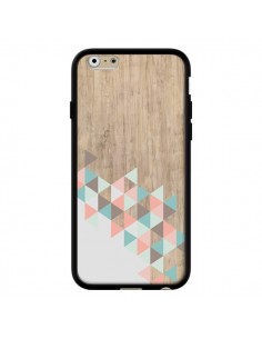Coque iPhone 6 et 6S Wood Bois Azteque Triangles Archiwoo...
