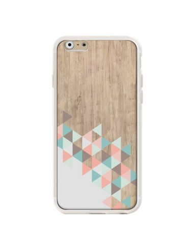 Coque iPhone 6 et 6S Wood Bois Azteque Triangles Archiwoo - Pura Vida