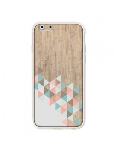 Coque iPhone 6 et 6S Wood Bois Azteque Triangles Archiwoo - Pura Vida