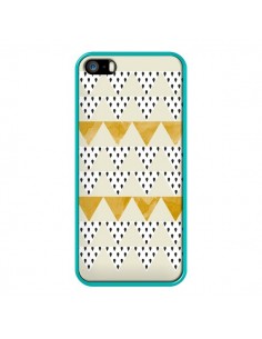 Coque iPhone 5/5S et SE Triangles Or Garland Gold - Pura... 2