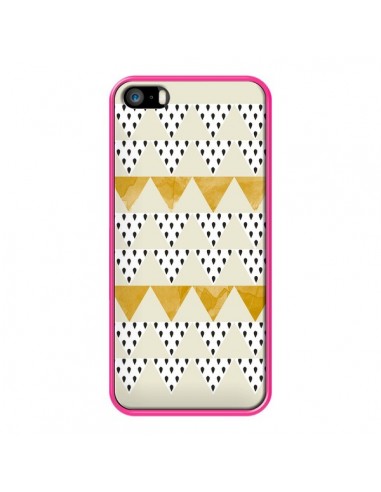 Coque iPhone 5/5S et SE Triangles Or Garland Gold - Pura Vida