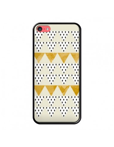 Coque iPhone 5C Triangles Or Garland Gold - Pura Vida