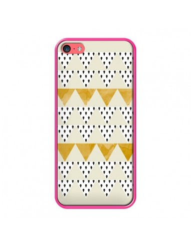 Coque iPhone 5C Triangles Or Garland Gold - Pura Vida