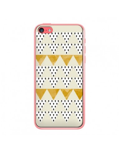 Coque iPhone 5C Triangles Or Garland Gold - Pura Vida