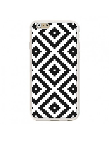 Coque iPhone 6 et 6S Diamond Chevron Black and White - Pura Vida