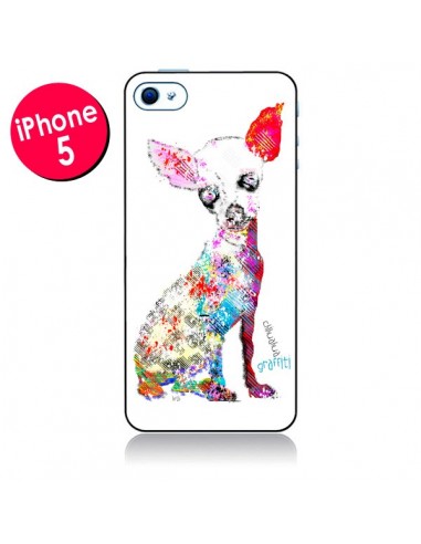 Coque Chien Chihuahua Graffiti pour iPhone 5