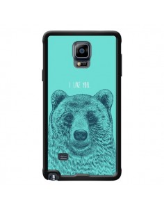 Coque Bear Ours I like You pour Samsung Galaxy Note 4 -...