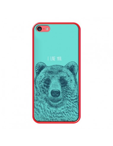 Coque iPhone 5C Bear Ours I like You - Rachel Caldwell