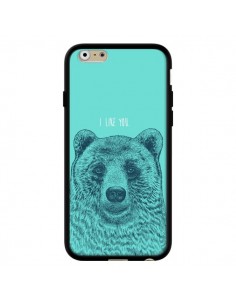 Coque iPhone 6 et 6S Bear Ours I like You - Rachel Caldwell