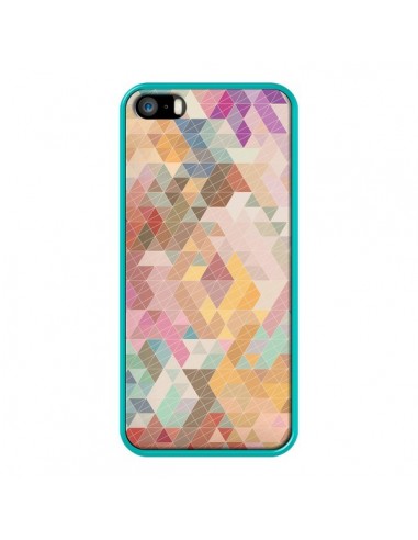 Coque iPhone 5/5S et SE Azteque Pattern Triangles - Rachel Caldwell