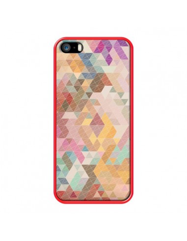 Coque iPhone 5/5S et SE Azteque Pattern Triangles - Rachel Caldwell