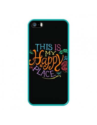 Coque iPhone 5/5S et SE This is my Happy Place - Rachel Caldwell