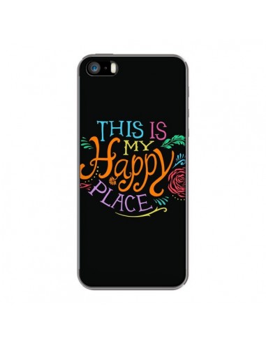 Coque iPhone 5/5S et SE This is my Happy Place - Rachel Caldwell