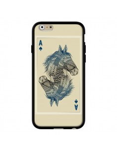 Coque iPhone 6 et 6S Cheval Carte Jeu Horse As - Rachel...