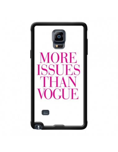Coque More Issues Than Vogue Rose Pink pour Samsung Galaxy Note 4 - Rex Lambo