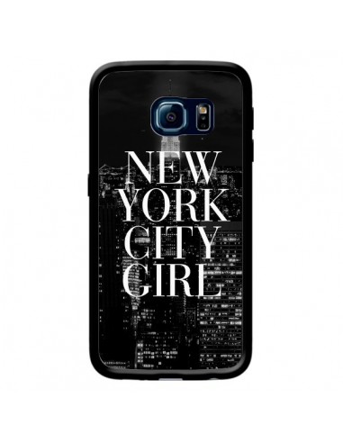 Coque New York City Girl pour Samsung Galaxy S6 Edge - Rex Lambo